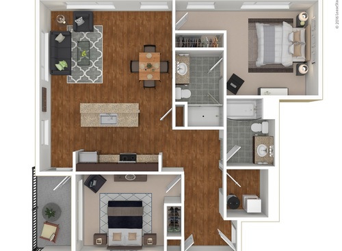 Fallon: Beds - 2: Baths - 2: SqFt Range - 1204 to 1204