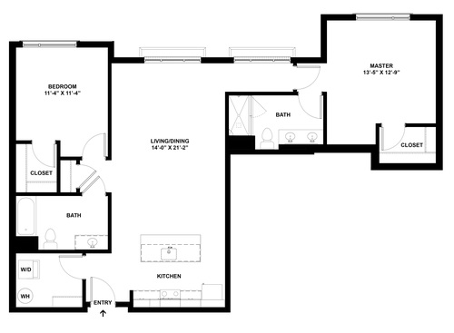 Flannery: Beds - 2: Baths - 2: SqFt Range - 1258 to 1258