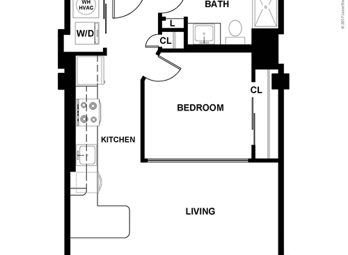 One Bedroom, One Bath: A: Beds - 1: Baths - 1: SqFt Range - 551 to 551