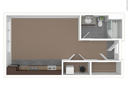 Antrim: Beds - Studio: Baths - 1: SqFt Range - 531 to 531