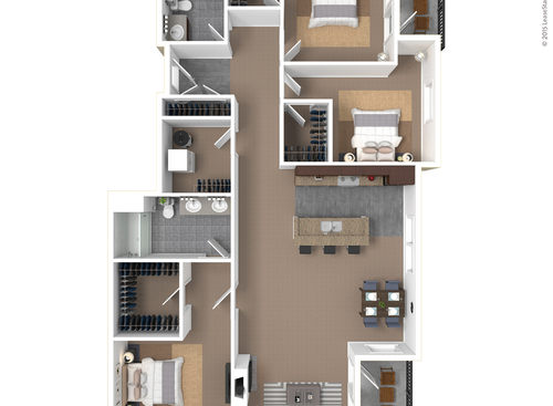 Wicklow: Beds - 3: Baths - 2: SqFt Range - 1485 to 1687