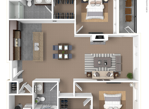 Malone: Beds - 2: Baths - 2: SqFt Range - 1250 to 1250