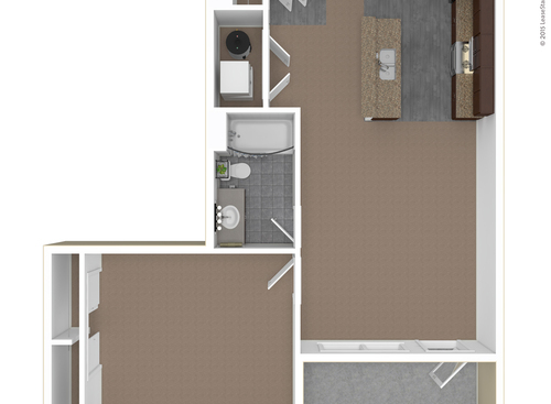 Barrett: Beds - 1: Baths - 1: SqFt Range - 901 to 901