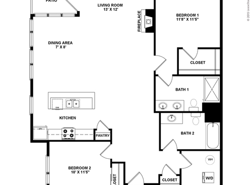 McGown: Beds - 2: Baths - 2: SqFt Range - 1326 to 1326