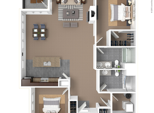 McGown: Beds - 2: Baths - 2: SqFt Range - 1326 to 1326