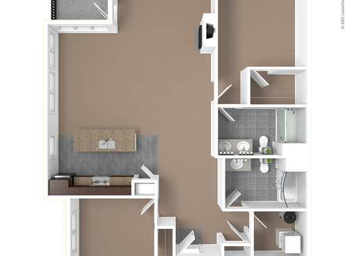McGown: Beds - 2: Baths - 2: SqFt Range - 1326 to 1326