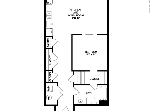 Beckett: Beds - 1: Baths - 1: SqFt Range - 737 to 839