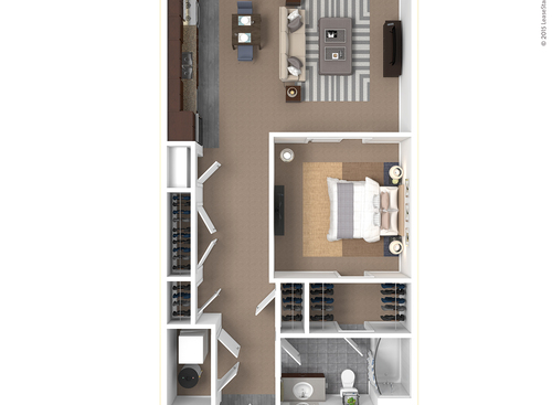 Beckett: Beds - 1: Baths - 1: SqFt Range - 737 to 839