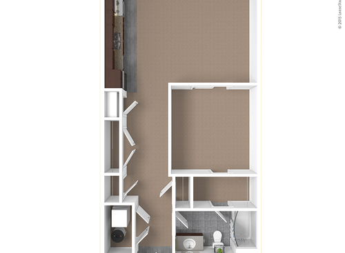 Beckett: Beds - 1: Baths - 1: SqFt Range - 737 to 839