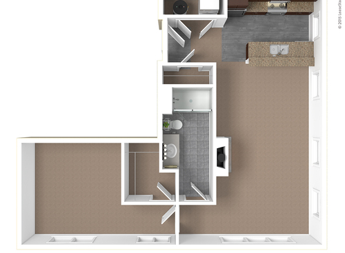 Cassidy: Beds - 1: Baths - 1: SqFt Range - 929 to 929