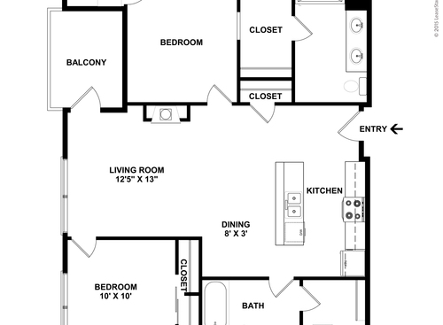 Farrington: Beds - 2: Baths - 2: SqFt Range - 1099 to 1099