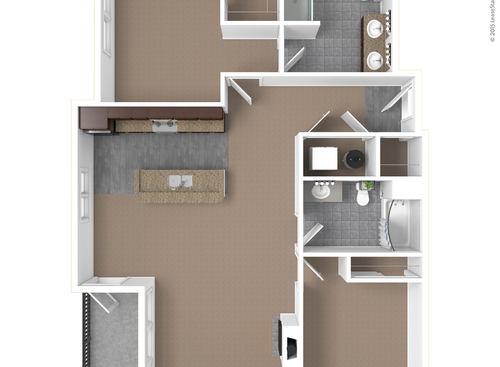 McDermott: Beds - 2: Baths - 2: SqFt Range - 1277 to 1277