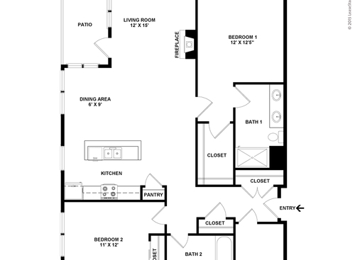 Oscar: Beds - 2: Baths - 2: SqFt Range - 1380 to 1380