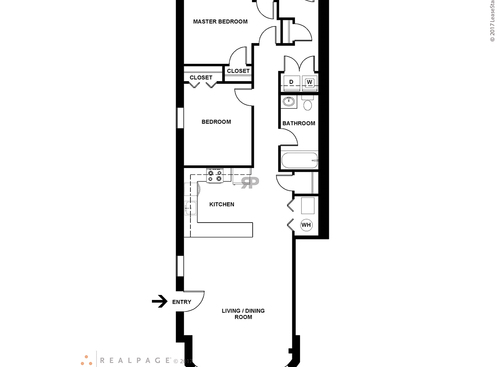 2 Bedroom: Beds - 2: Baths - 1: SqFt Range - 859 to 859