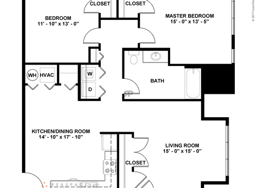 The Armstrong: Beds - 2: Baths - 1: SqFt Range - 991 to 991