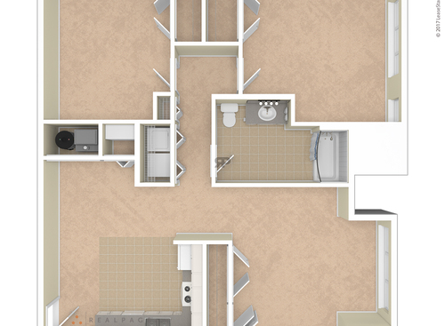 The Armstrong: Beds - 2: Baths - 1: SqFt Range - 991 to 991