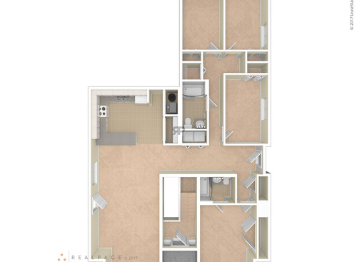 The Wells: Beds - 4: Baths - 2: SqFt Range - 1668 to 1668