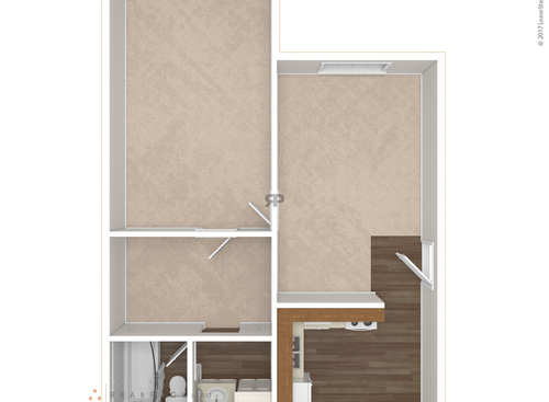 The Ashland: Beds - 1: Baths - 1: SqFt Range - 744 to 744