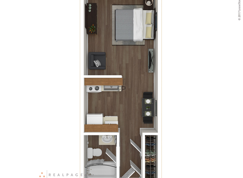 The Stratford: Beds - Studio: Baths - 1: SqFt Range - 372 to 372