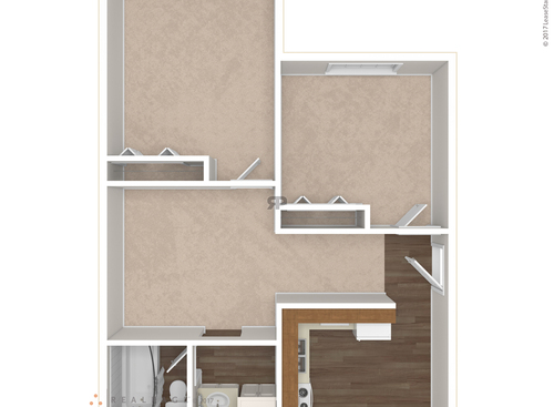 The Bonelli: Beds - 2: Baths - 1: SqFt Range - 744 to 744