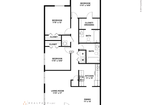 The Cambridge: Beds - 3: Baths - 2: SqFt Range - 1200 to 1200