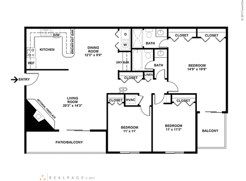 The Cambridge: Beds - 3: Baths - 2: SqFt Range - 1350 to 1350