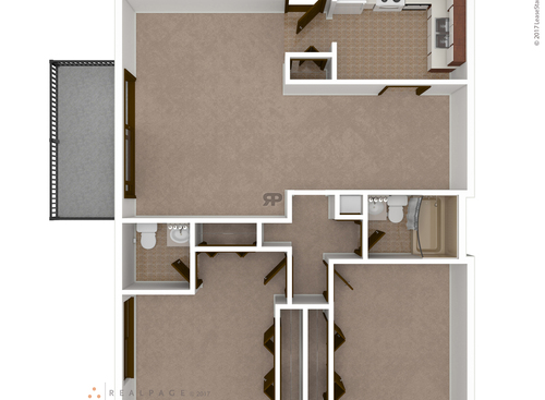 The Belmont: Beds - 2: Baths - 1.5: SqFt Range - 1010 to 1010