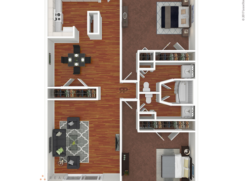 The Bonelli: Beds - 2: Baths - 1.5: SqFt Range - 979 to 979