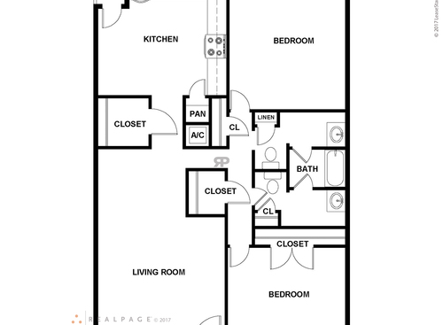 The Byland: Beds - 2: Baths - 1.5: SqFt Range - 1051 to 1051