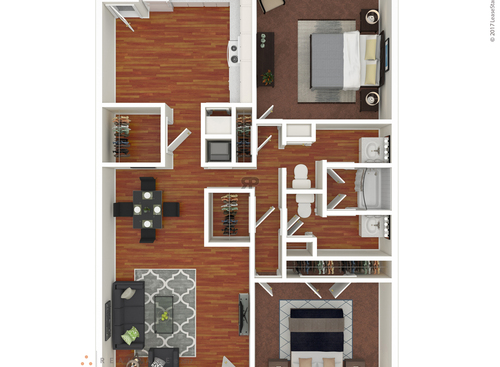 The Byland: Beds - 2: Baths - 1.5: SqFt Range - 1051 to 1051