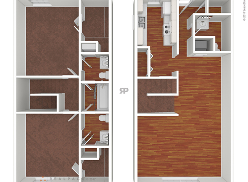 The Bolton: Beds - 2: Baths - 2: SqFt Range - 1172 to 1172