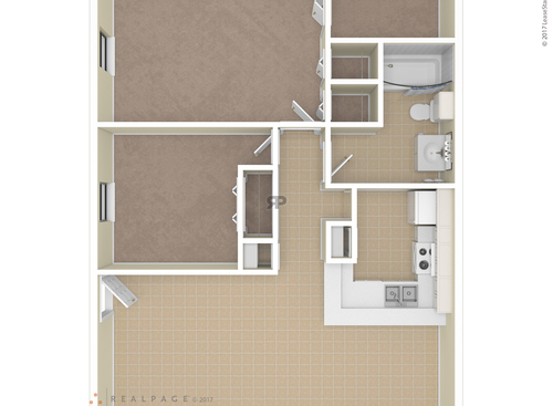 The Bonelli: Beds - 2: Baths - 1: SqFt Range - 900 to 900