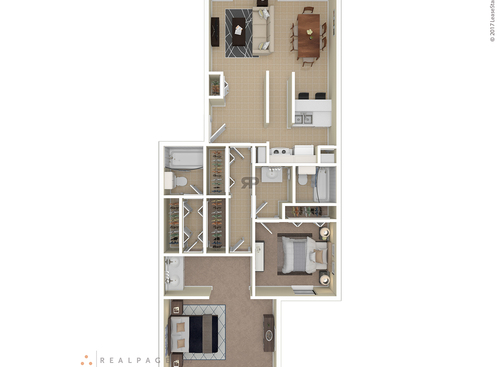 The Bleu: Beds - 2: Baths - 2: SqFt Range - 1230 to 1230