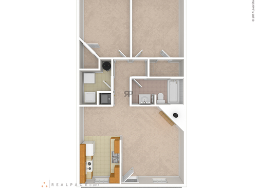 The Bonelli: Beds - 2: Baths - 1: SqFt Range - 932 to 932