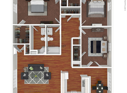 The Cambridge: Beds - 3: Baths - 2: SqFt Range - 1428 to 1428