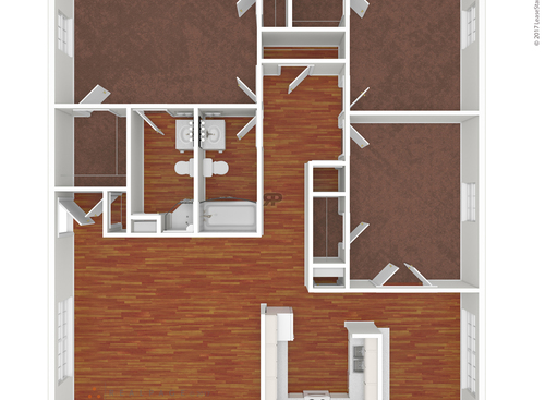 The Cambridge: Beds - 3: Baths - 2: SqFt Range - 1428 to 1428