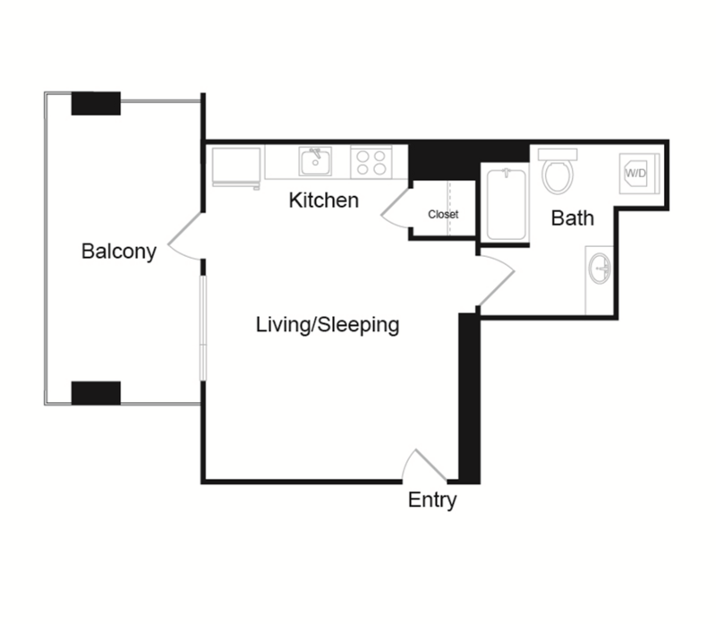 Studios 1 3 Bedroom Apartments Portland Oregon Couch 9 2d Diagram