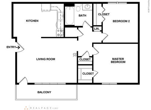 The Belmont: Beds - 2: Baths - 1: SqFt Range - 875 to 875
