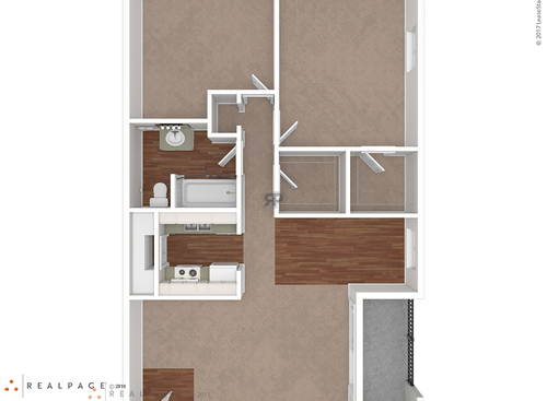 The Belmont: Beds - 2: Baths - 1: SqFt Range - 1080 to 1080