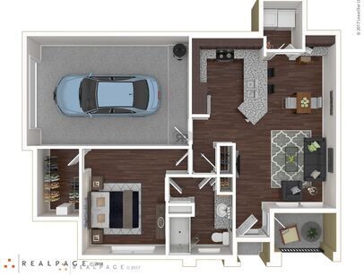A4 - Pine: Beds - 1: Baths - 1: SqFt Range - 791 to 791