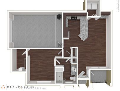 A4 - Pine: Beds - 1: Baths - 1: SqFt Range - 791 to 791