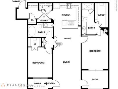 B4 - Redbud: Beds - 2: Baths - 2: SqFt Range - 1098 to 1098