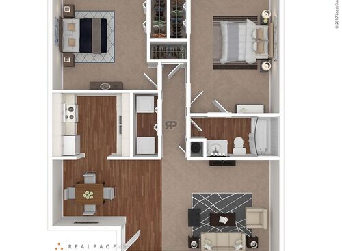 The Bonelli: Beds - 2: Baths - 1: SqFt Range - 830 to 830