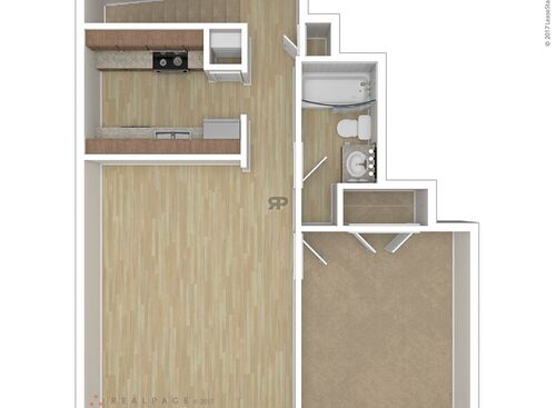 1 Bedroom, 1 Bath: Beds - 1: Baths - 1: SqFt Range - 690 to 690