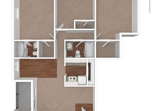 The Camilla: Beds - 3: Baths - 2: SqFt Range - 1200 to 1200