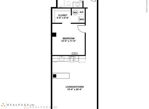 1 Bedroom, 1 Bath: Beds - 1: Baths - 1: SqFt Range - 695 to 695