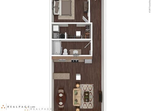 1 Bedroom, 1 Bath: Beds - 1: Baths - 1: SqFt Range - 773 to 773