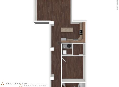 1 Bedroom, 1 Bath: Beds - 1: Baths - 1: SqFt Range - 819 to 819