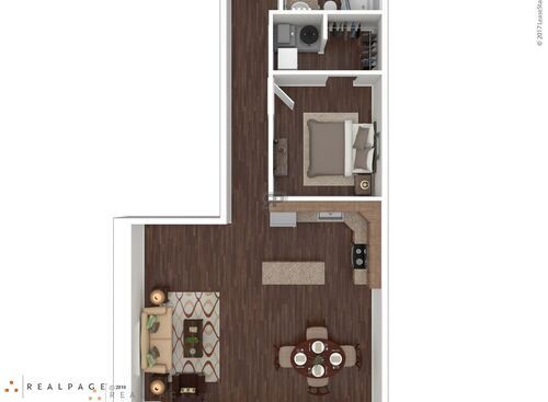 1 Bedroom, 1 Bath: Beds - 1: Baths - 1: SqFt Range - 789 to 789