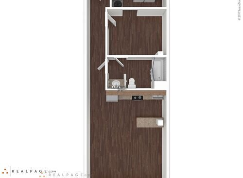 1 Bedroom, 1 Bath: Beds - 1: Baths - 1: SqFt Range - 726 to 726